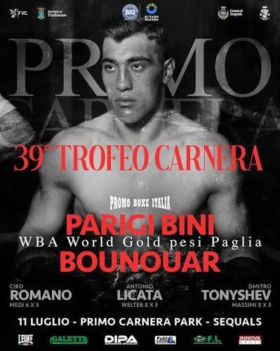 Locandina del 39° Trofeo Carnera