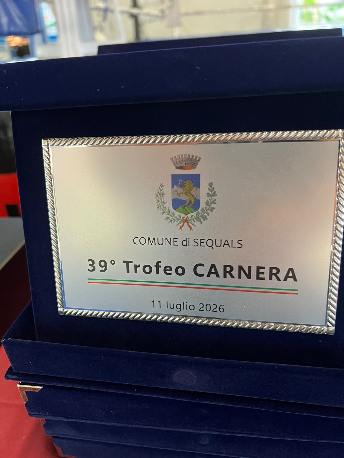 Targa del Comune di Sequals